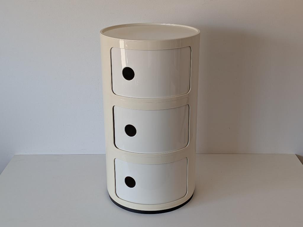 Kartell Componibili opbergmeubel 70s Anna Castelli Ferrieri, Huis en Inrichting, Ophalen, Zo goed als nieuw, 3 of 4 laden, Minder dan 100 cm