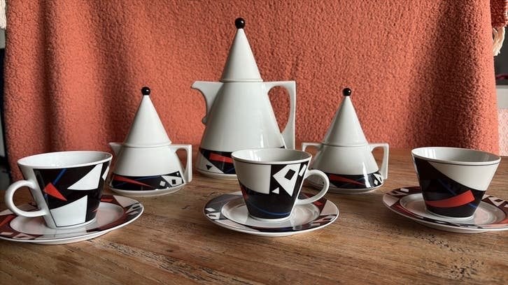 Vintage Kronester Bavaria koffie/theeservies Hoyng, jaren 80, Ophalen