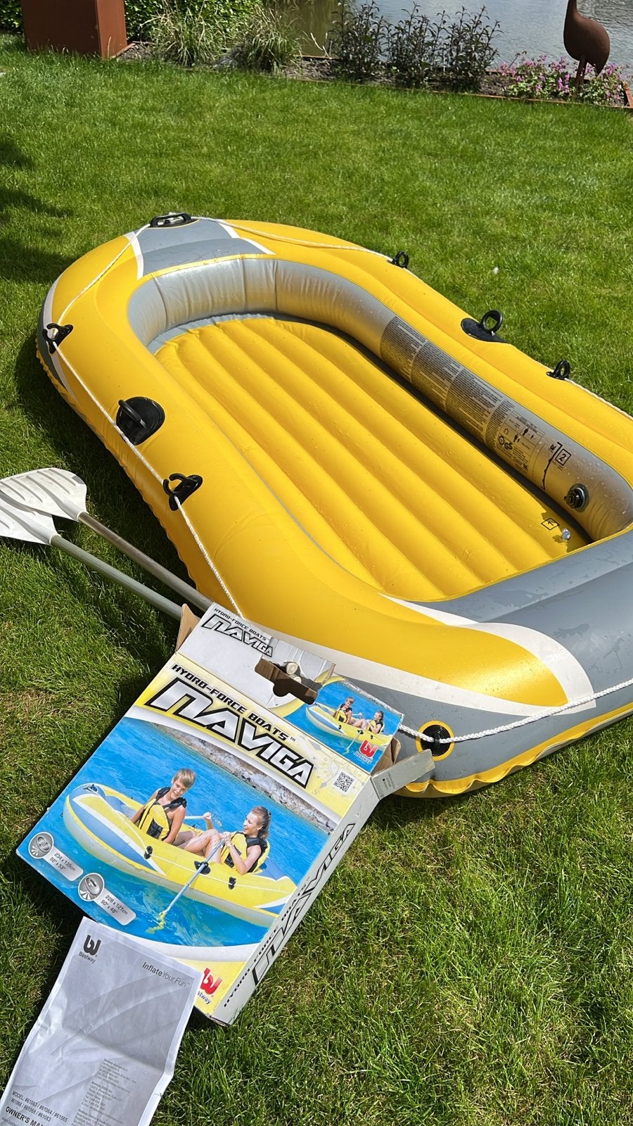 Bestway rubberboot opblaasboot + peddels - ongebruikt, Ophalen, Nieuw