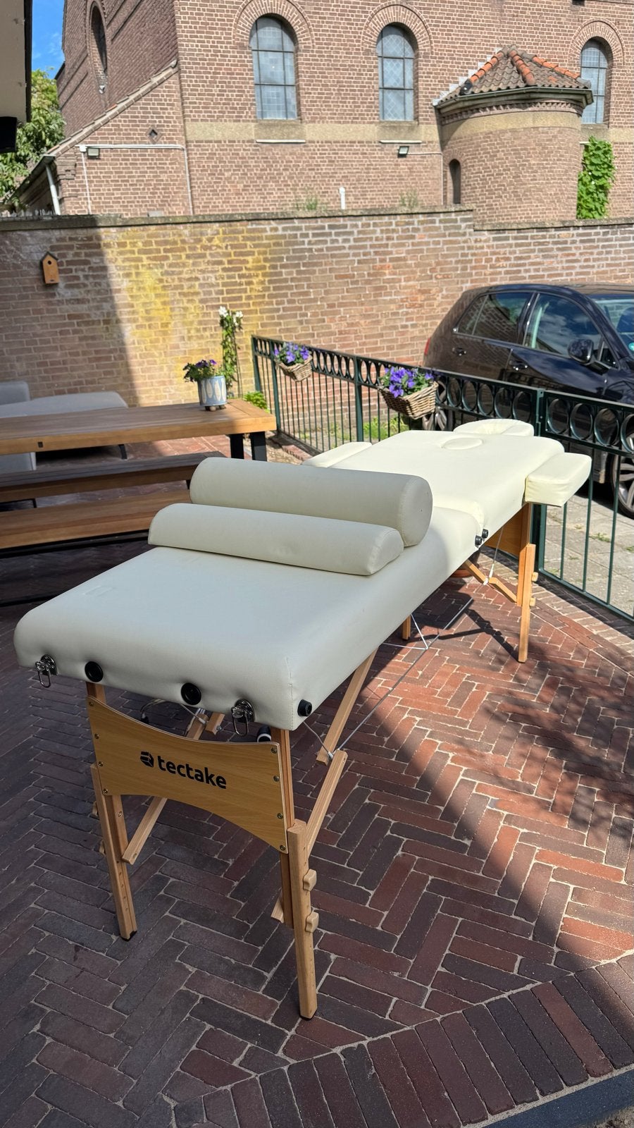 Tectake massage/behandel tafel plus behandel kruk, Ontspanningsmassage