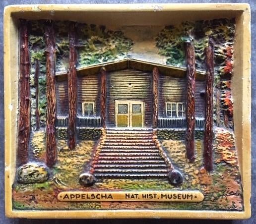 Tegel Appelscha Museum vintage Friesland, Antiek en Kunst, Antiek | Wandborden en Tegels, Ophalen of Verzenden