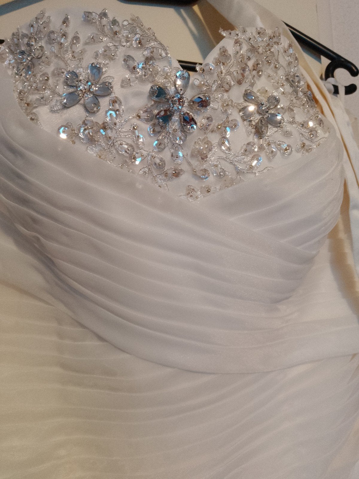 Fantastisch trouwjurk 42, Kleding | Dames, Trouwkleding en Trouwaccessoires, Ophalen, Gedragen, Wit, Trouwjurk