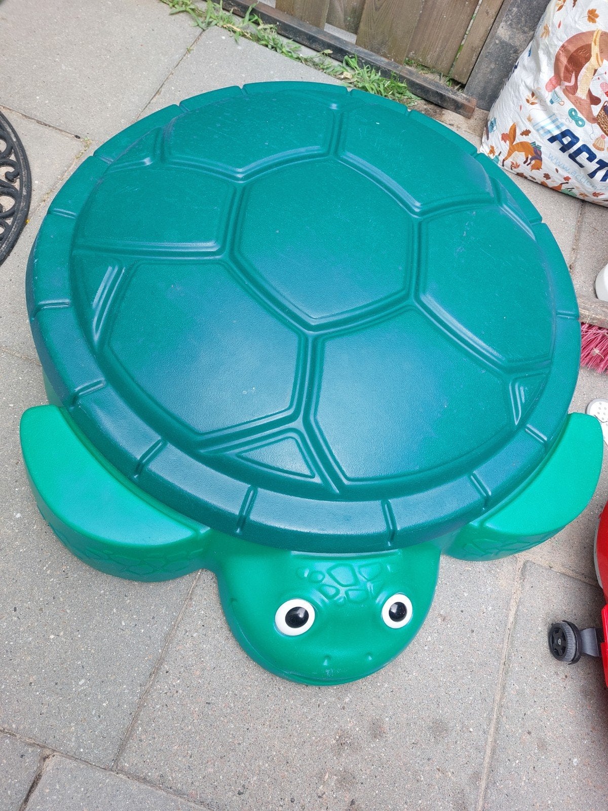 Zandbak schildpad, zo goed als nieuw, Ophalen, Gebruikt