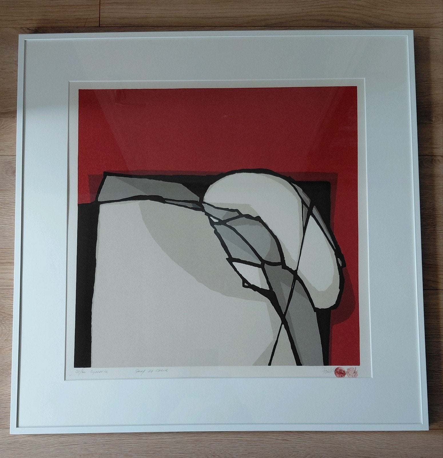 Druk Fon Klement "sang du coeur ", Antiek en Kunst, Ophalen