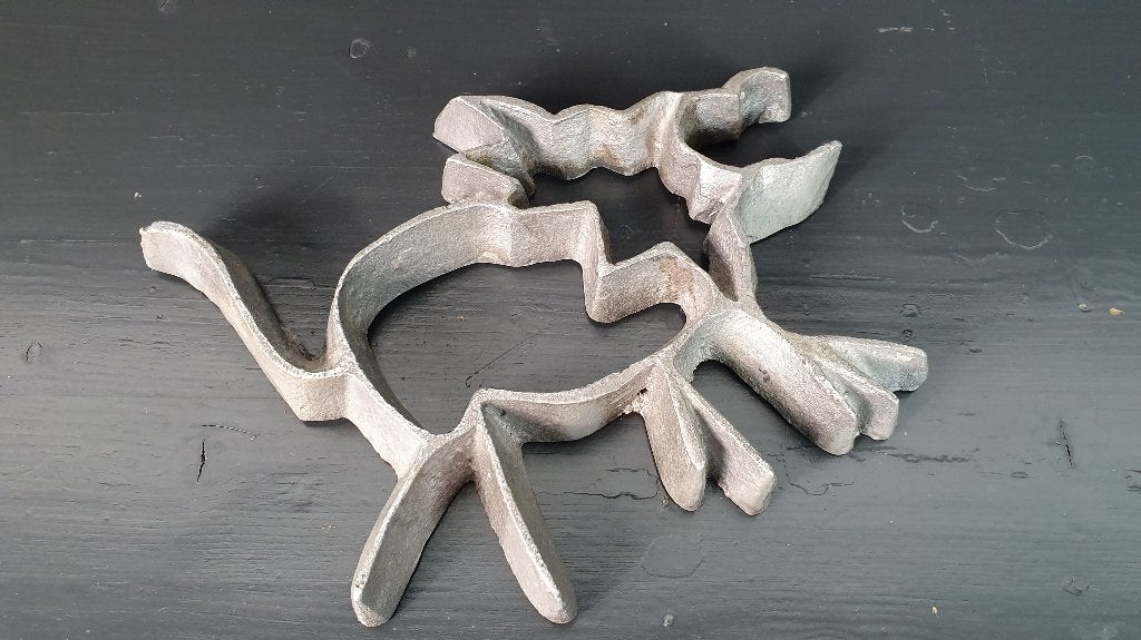 Aluminium onderzetter Hond klein, Teun Kees Design. 7A11, Tweedehands verkoop, Tweedehands verkoop, Gebruikt, Ophalen of Verzenden