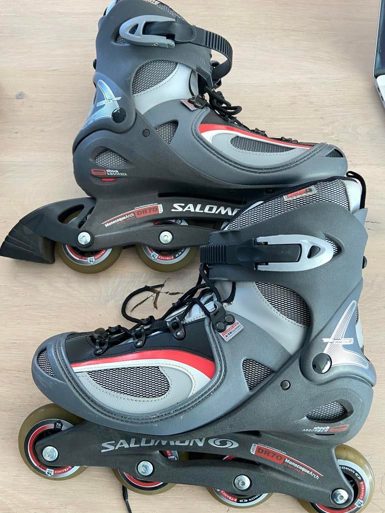 Salomon Inline skates maat 44 inc. draagtas, Ophalen, Gebruikt, Heren, Salomon