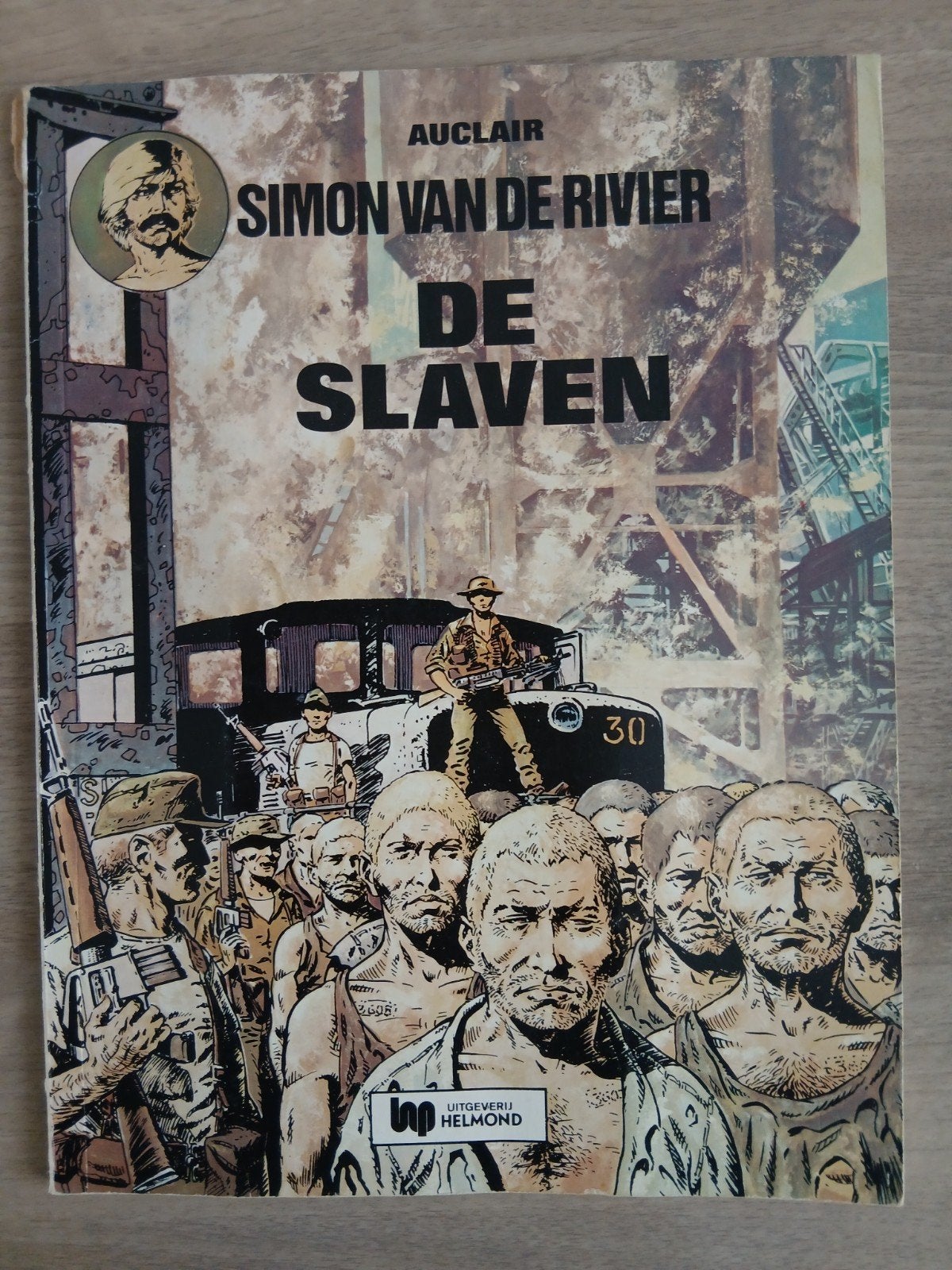 Simon van de Rivier: De Slaven - Auclair (stripboek), Boeken, Gelezen, Eén stripboek, Ophalen of Verzenden, Auclair
