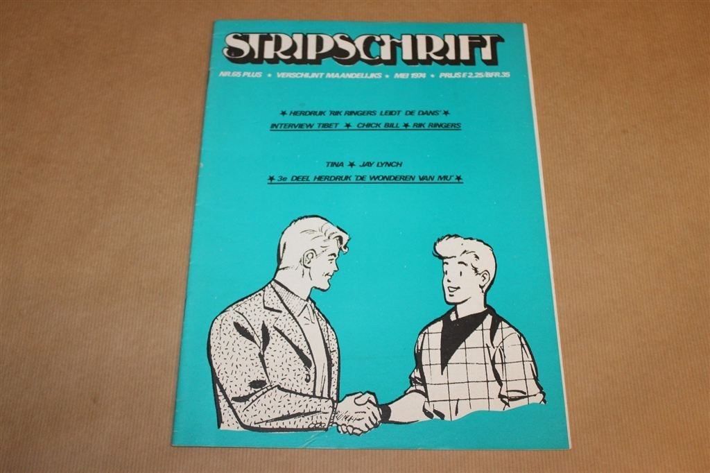 Stripschrift nr. 65+ — Rik Ringers en Tibet 1974, Boeken, Eén stripboek, Ophalen of Verzenden, Gelezen