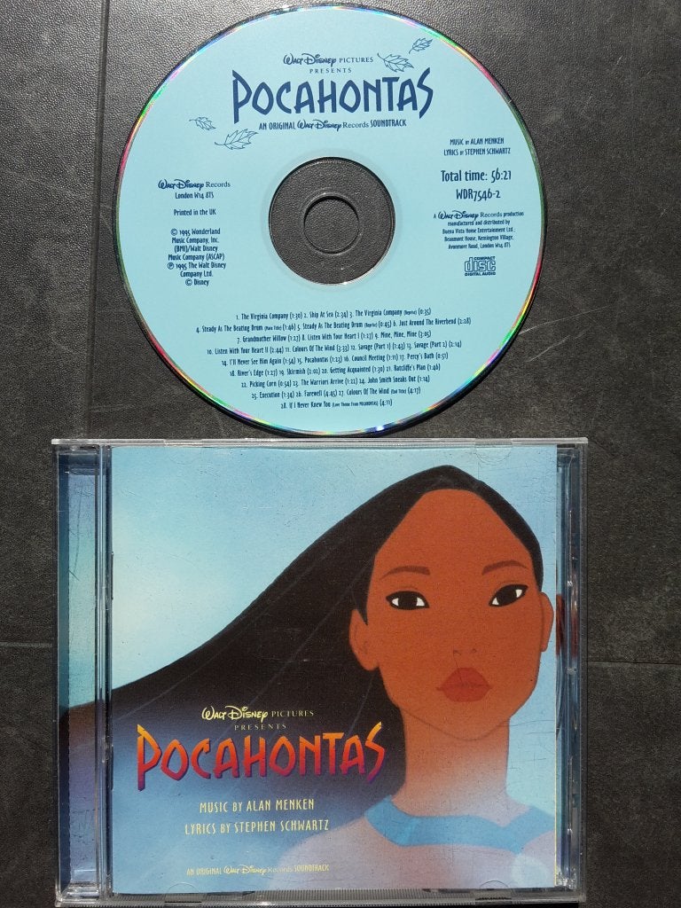 CD - Pocahontas - Walt Disney Film Soundtrack, Soundtrack, Ophalen of Verzenden, Zo goed als nieuw, Album