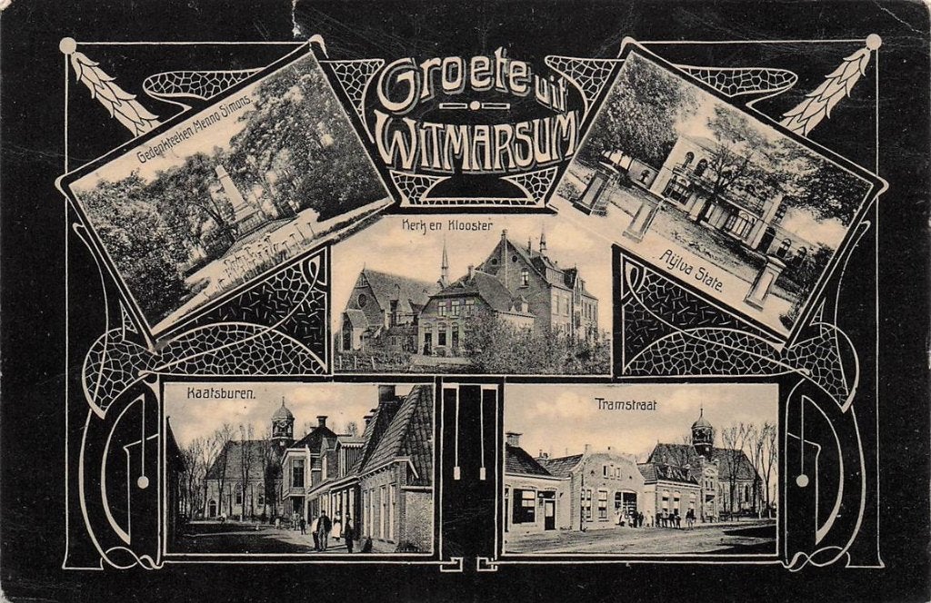 703-398-019 Witmarsum, Verzenden, Voor 1920, Friesland