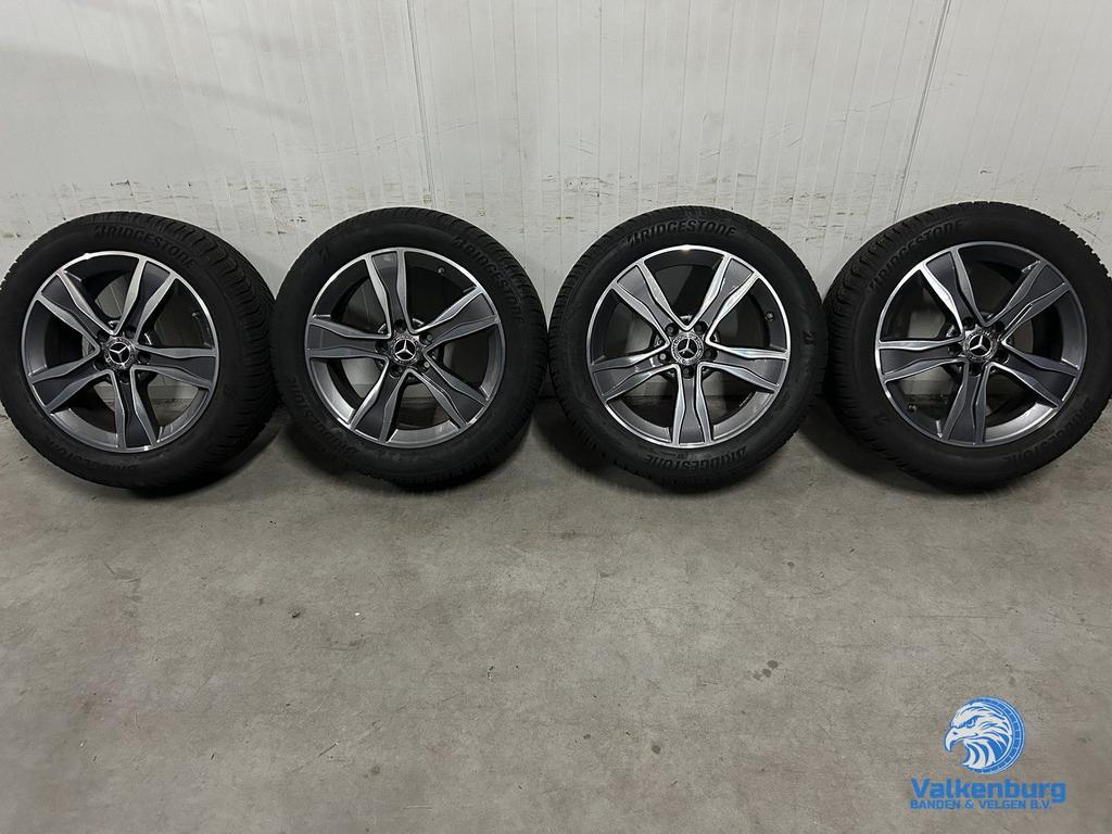 8mm! Originele Mercedes C-klasse W205 17 inch antraciete vel, Auto-onderdelen, Banden en Velgen, Gebruikt, -, -, Banden en Velgen