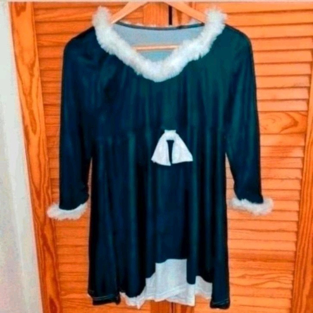 Nieuwe feestjurk Maat 158 blauw of groen met wut., Ophalen of Verzenden, Nieuw, Meisje, Jurk of Rok