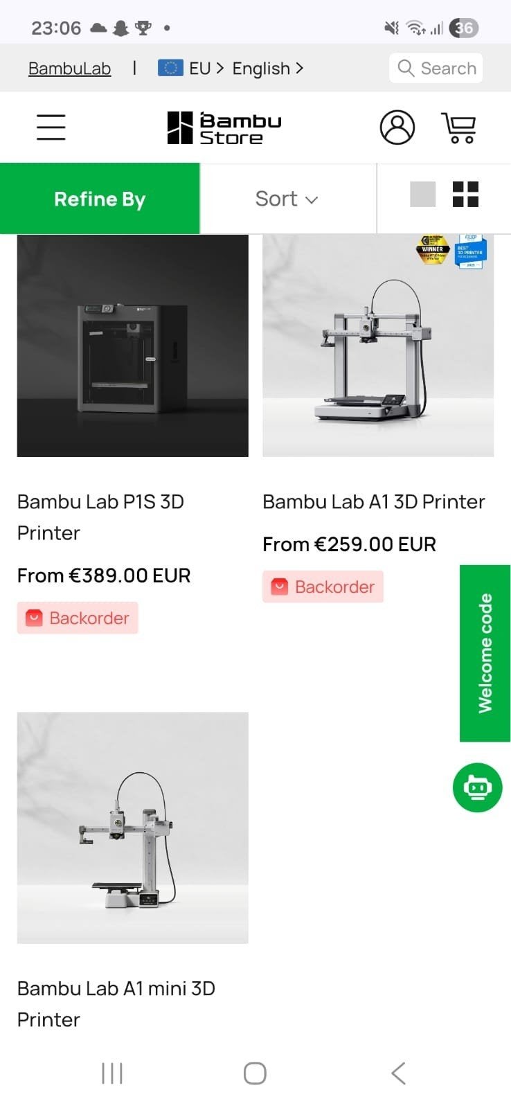 Gezocht 3d printer a1 bumbu lab, Computers en Software, Ophalen of Verzenden
