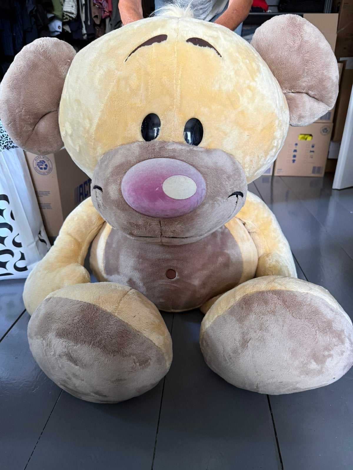 Diddl Pimboli knuffelbeer XXL. Collectors item., Ophalen, Zo goed als nieuw, Beer