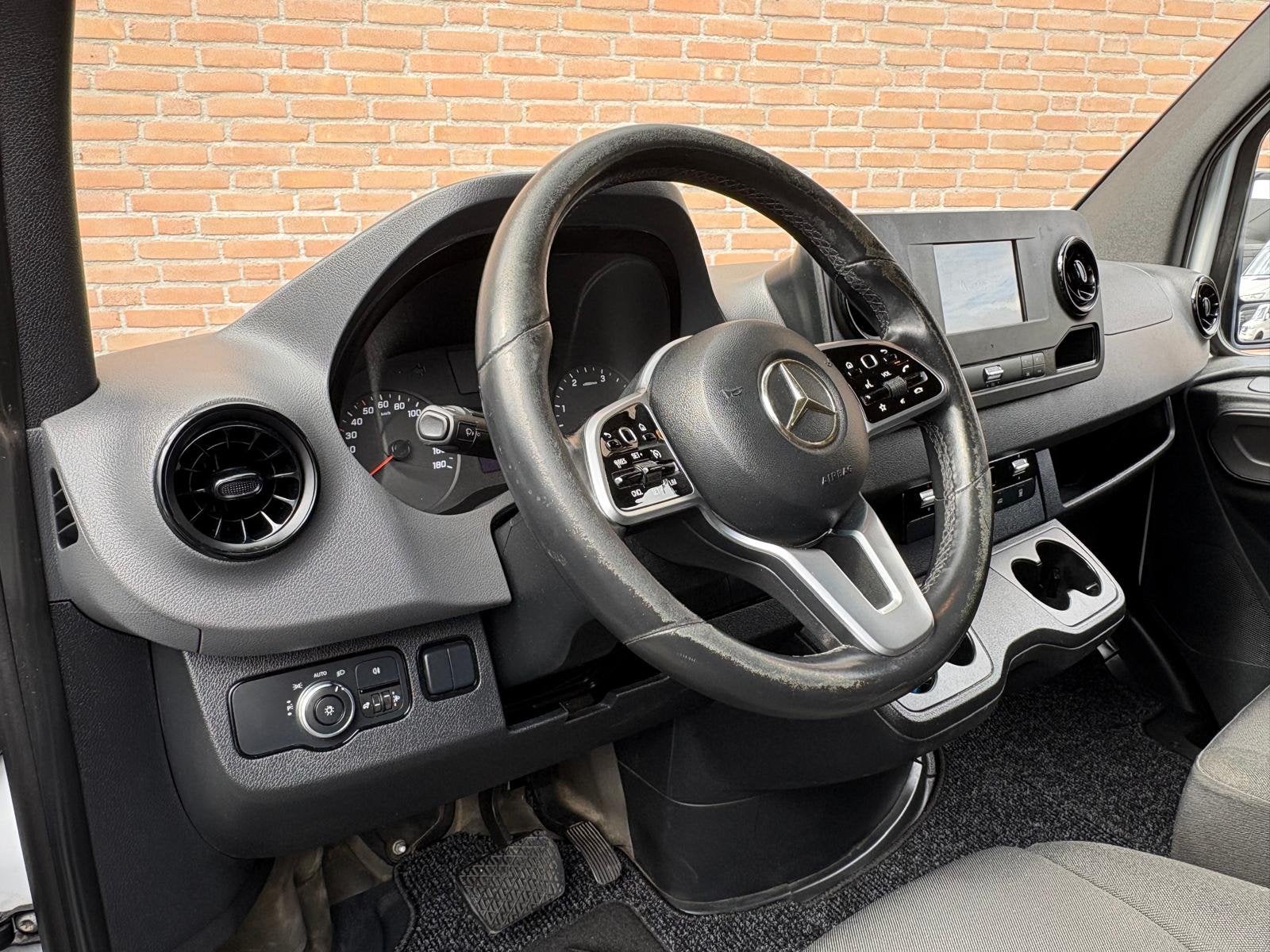 Mercedes-Benz Sprinter 314CDI 143PK L2H2 9G-Tronic / M-Bux /, Auto's, Bestelauto's, Stof, Gebruikt, Start-stop-systeem, Wit