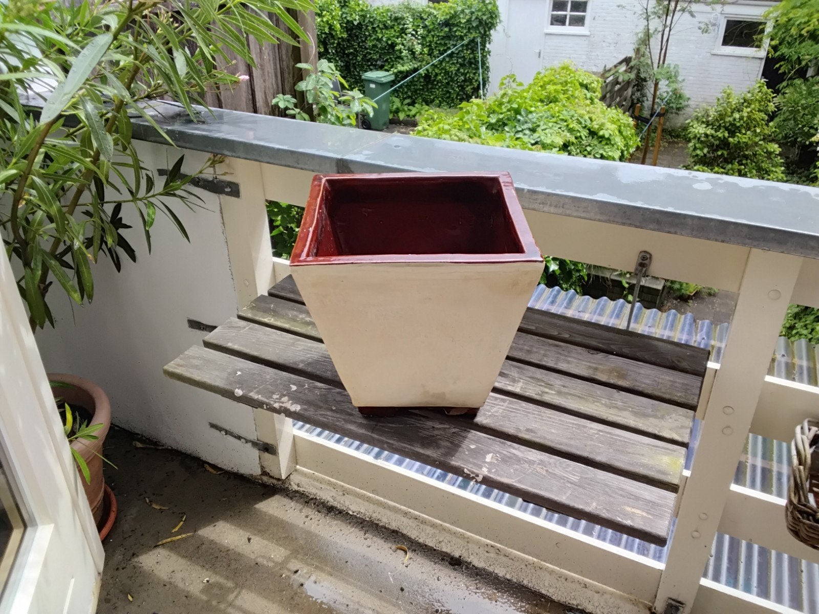 Vintage buitenpot, Gebruikt, Minder dan 40 cm, Overige vormen, Ophalen