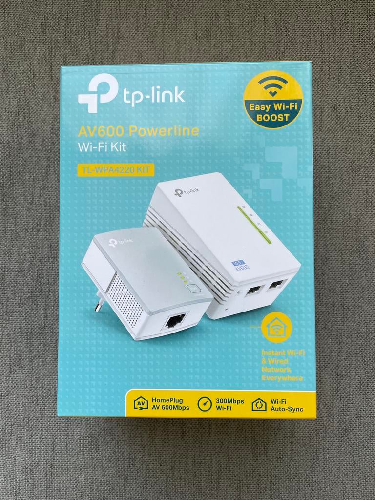 TP-Link AV600 Powerline Wi-Fi Kit TL-WPA4220, Ophalen of Verzenden, Nieuw