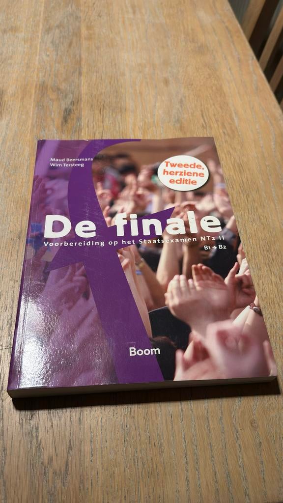 De finale: Voorbereiding op het staatsexamen NT2 II, Ophalen of Verzenden, Zo goed als nieuw, Overige uitgevers