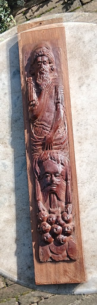 ART DECO relief in terra cotta, Art deco, Rood, Ophalen of Verzenden, Wanddecoratie