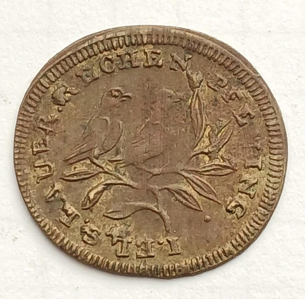 Antieke Token 1810 Nuremberg Alexander de Grote Rekenpenning, Ophalen of Verzenden