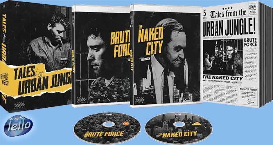 Blu-ray: Brute Force (1947) & The Naked City (1948) UK LE, Ophalen of Verzenden, Nieuw in verpakking, Klassiekers, Boxset