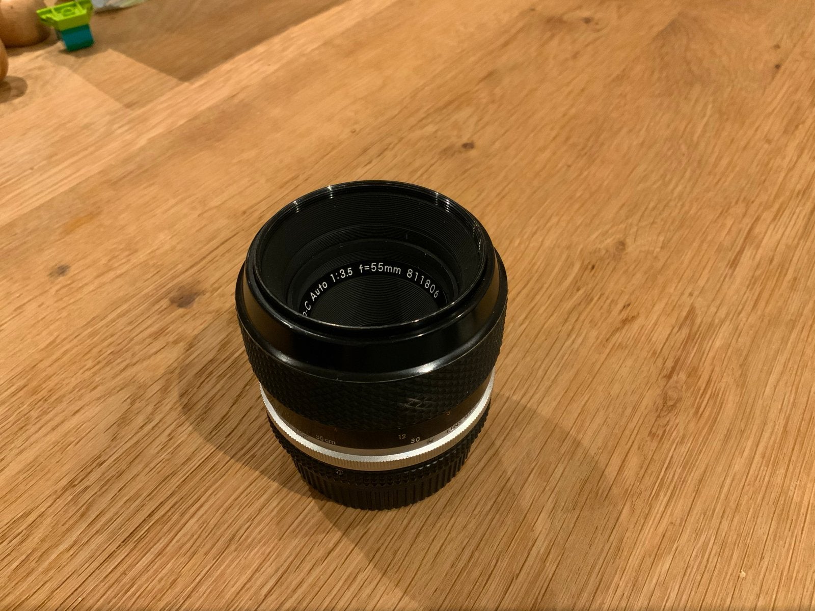 Nikon Micro-Nikkor-P C Auto 1:3.5 f=55mm lens, Gebruikt, Nikon, Ophalen of Verzenden, Nikon F-mount