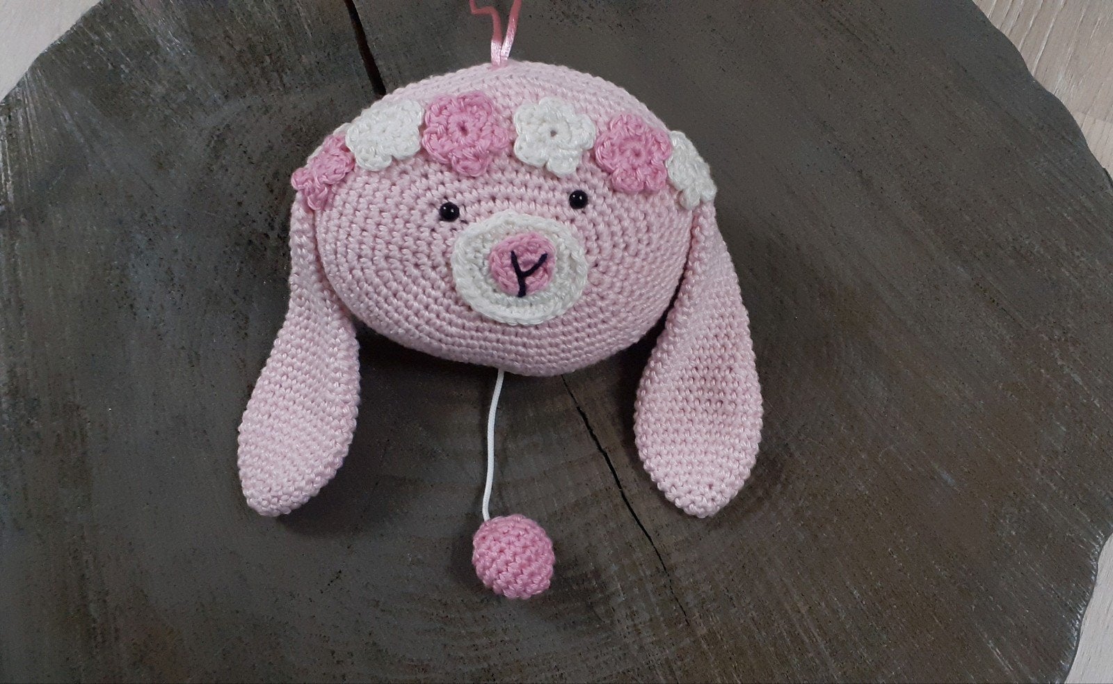 Muziekdoosje konijn, Kinderen en Baby's, Kinderkamer | Inrichting en Decoratie, Ophalen of Verzenden, Nieuw, Wanddecoratie