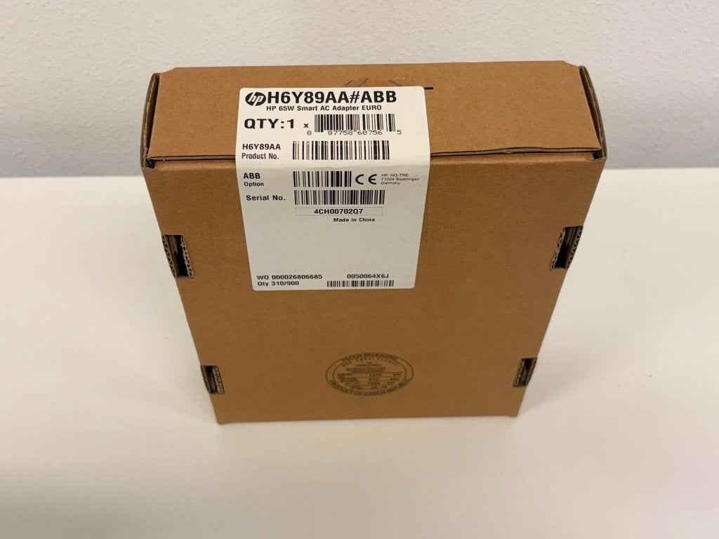 HP 65W Smart AC Adapter Euro – Originele HP Laptoplader, Computers en Software, Laptop-opladers, ., Nieuw, ., .