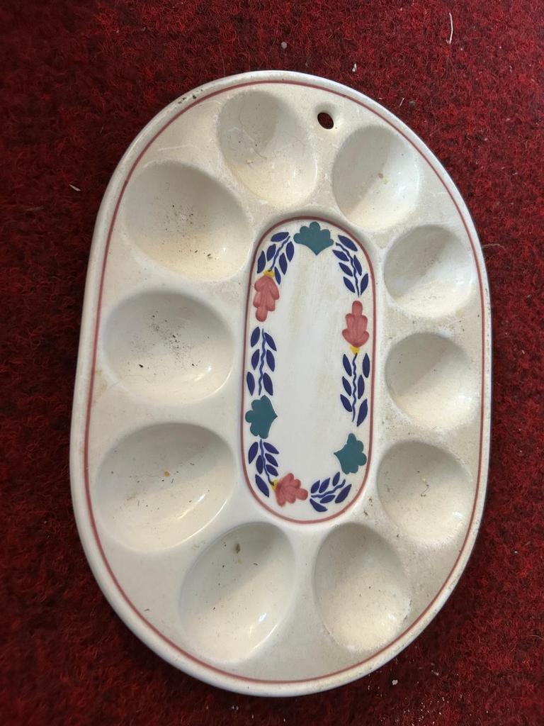 Vintage Boch Frères 'Boer en Bont' slakkenbord, Antiek en Kunst, Ophalen