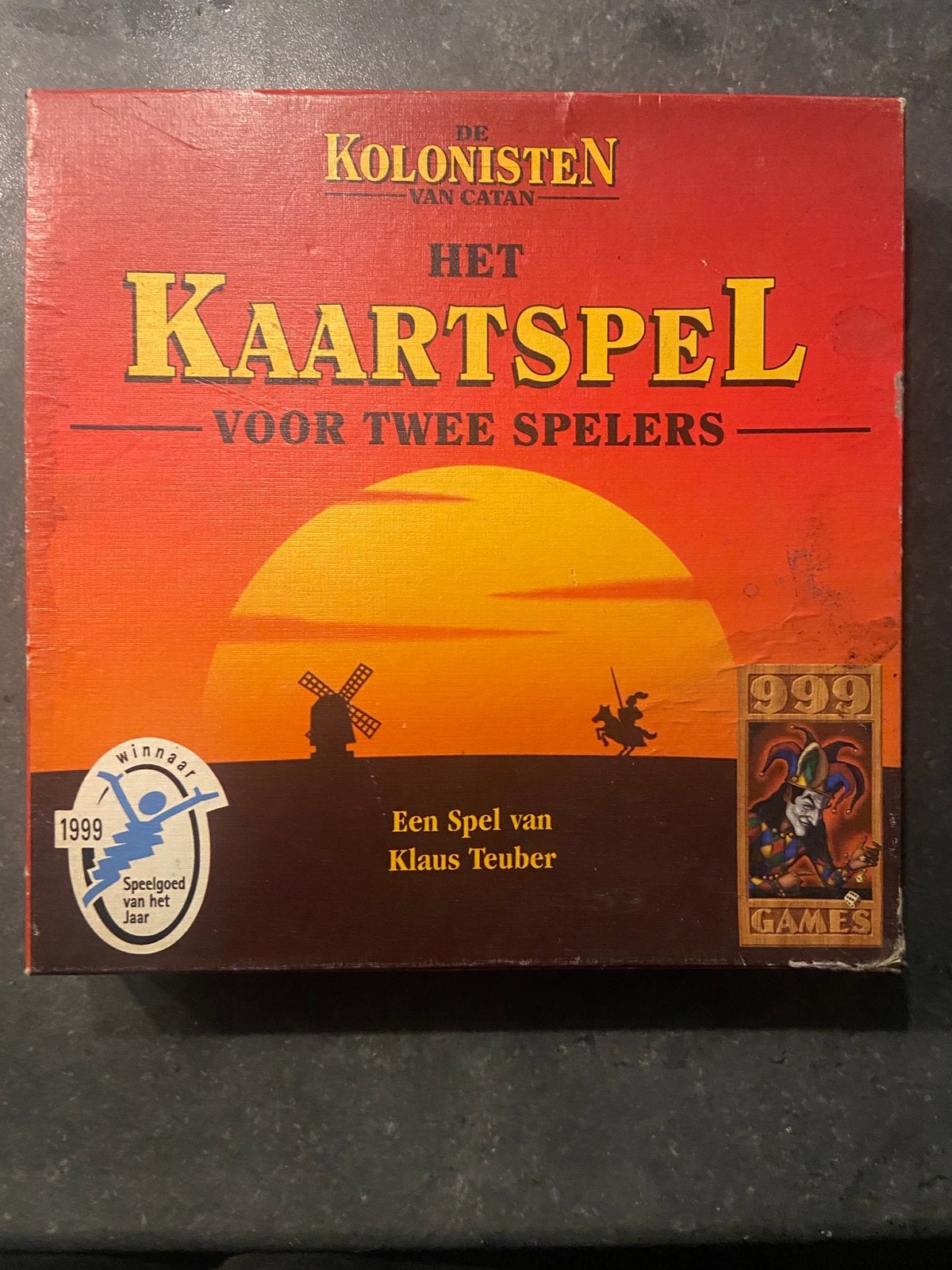 Kolonisten kaartspel, Hobby en Vrije tijd, Gezelschapsspellen | Kaartspellen, Een of twee spelers, Ophalen of Verzenden, Gebruikt
