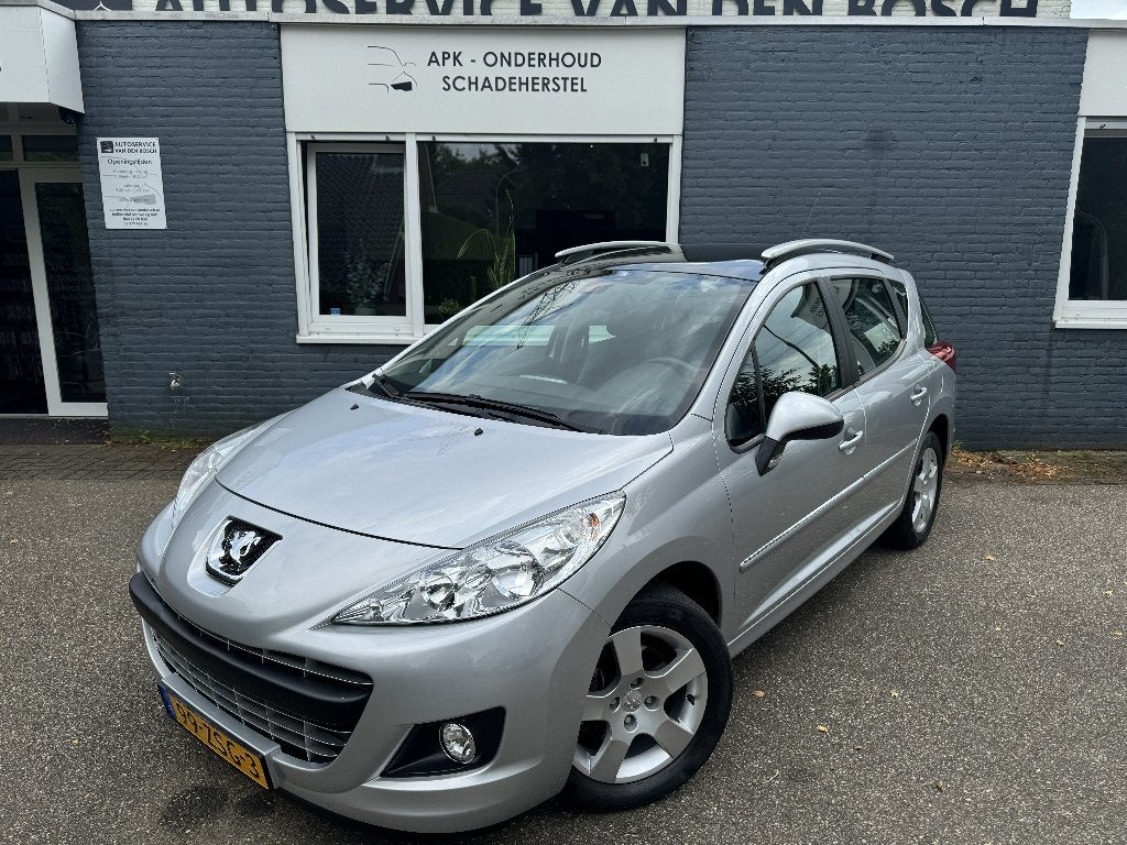 Peugeot 207 1.6 16V SW AUT 2013 Grijs Uniek lage KM Org. NL, Euro 5, 15 km/l, Zwart, 4 cilinders