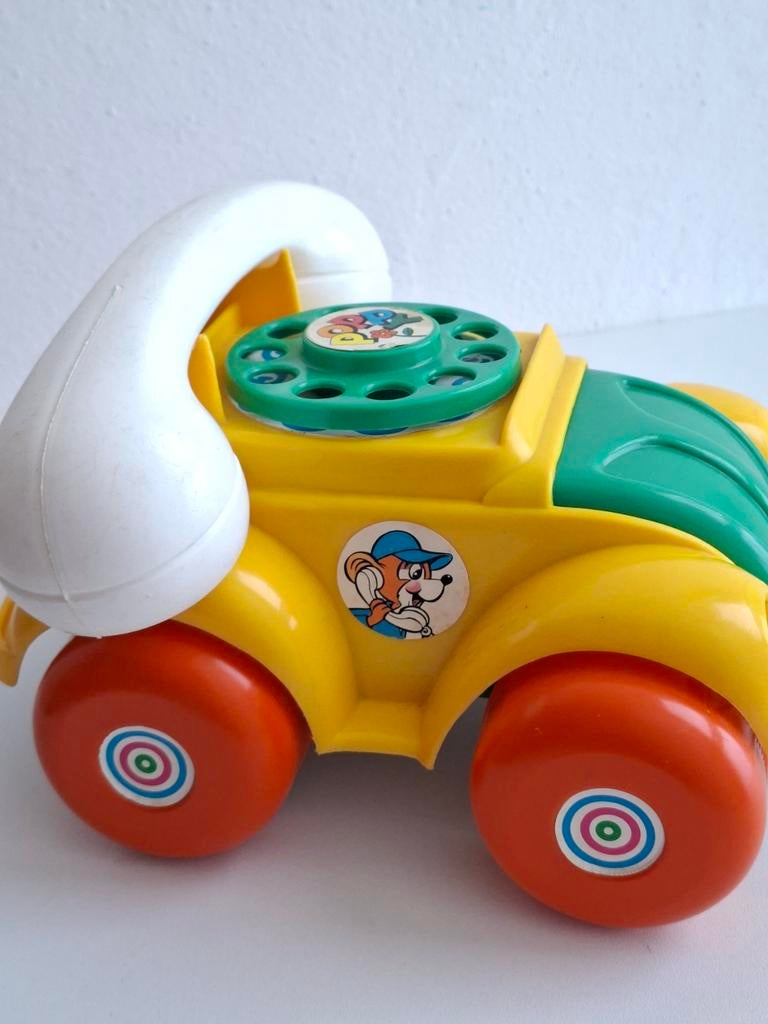 Vintage Trek Speelgoed Retro Jaren '70 Telefoon Auto, Kinderen en Baby's, Speelgoed | Overig, Gebruikt, Jongen of Meisje, Ophalen of Verzenden