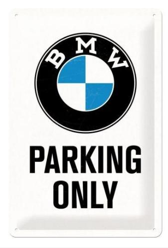 BMW Parking Only metalen garage reclame bord, Verzamelen, Nieuw, Ophalen of Verzenden, Cz, Cz