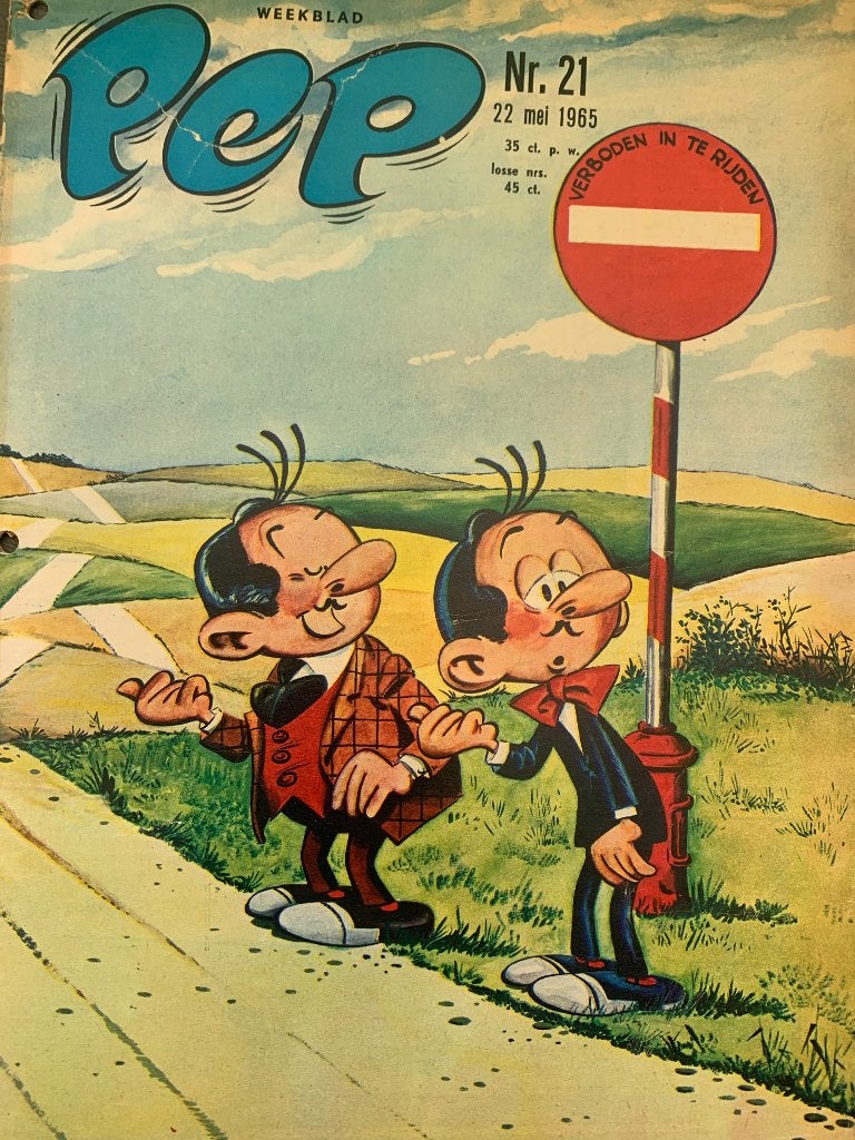 Weekblad PEP  NR. 21 -  22 mei 1965, Boeken, Eén stripboek, Ophalen of Verzenden, Gelezen