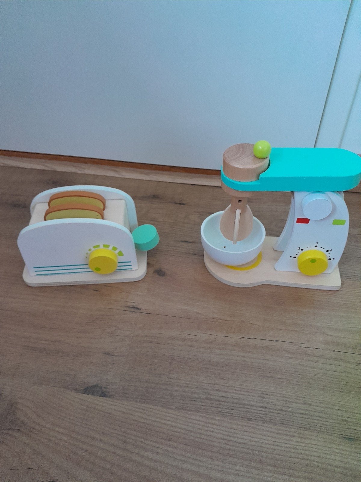 houten mixer en broodrooster voor speelkeuken, Ophalen of Verzenden