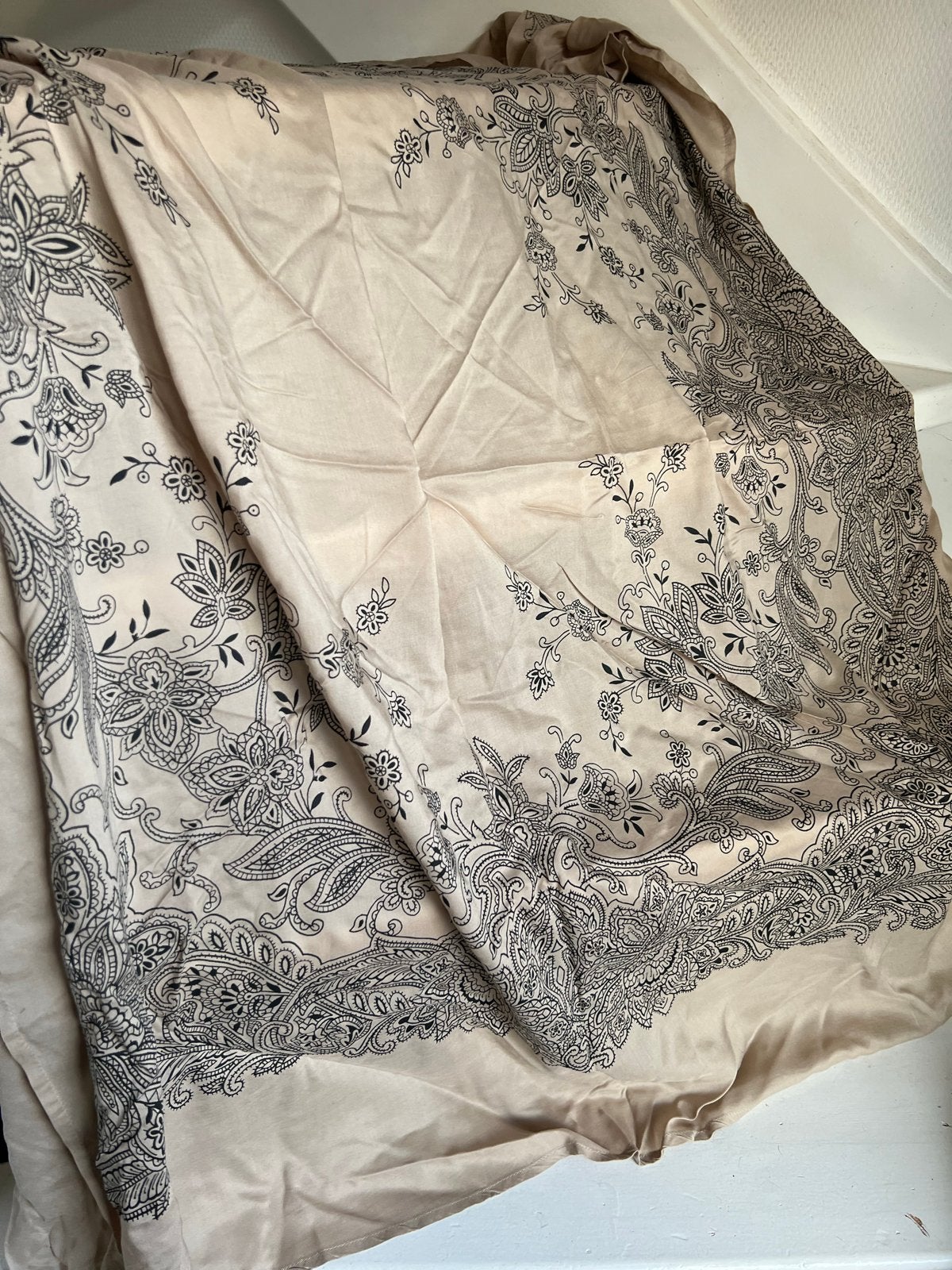 Maison Scotch blouse met paisley print, Maat 38/40 (M), Beige, Ophalen of Verzenden, Lange mouw