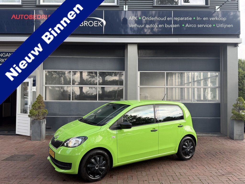 Skoda Citigo 1.0 Greentech Active Bj 2018 km 79.000 Nap 2e e, Voorwielaandrijving, Stof, Gebruikt, 60 pk