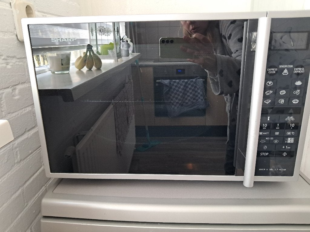 Sharp Combi magnetron, Witgoed en Apparatuur, Magnetrons, Ophalen, Combimagnetron, Gebruikt, Grill