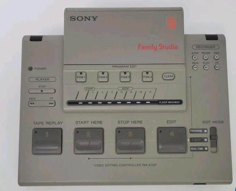 Sony family Studio RM-E33F video editing controller, Audio, Tv en Foto, Professionele Audio-, Tv- en Video-apparatuur, Ophalen of Verzenden