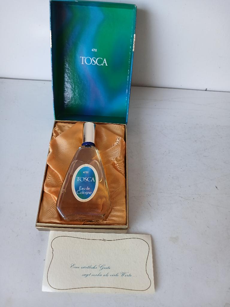 VINTAGE  !!! Luxe flacon Tosca 4711 eau de cologne 90 ml., Verzamelen, Parfumverzamelingen, Verzenden, Nieuw, Parfumfles, Gevuld