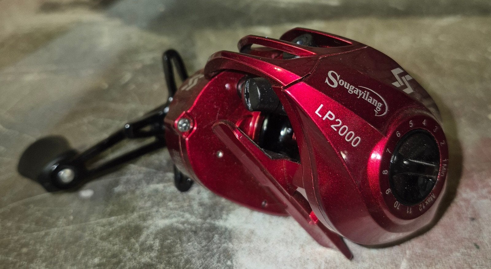 Sougayilang LP2000 Baitcaster Reel - Linkshandig, Ophalen, Nieuw, Molen