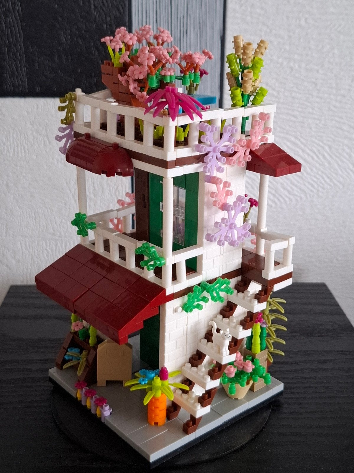 Complete Miniatuur Bouwset - BLOEMENWINKEL, Ophalen of Verzenden, Zo goed als nieuw