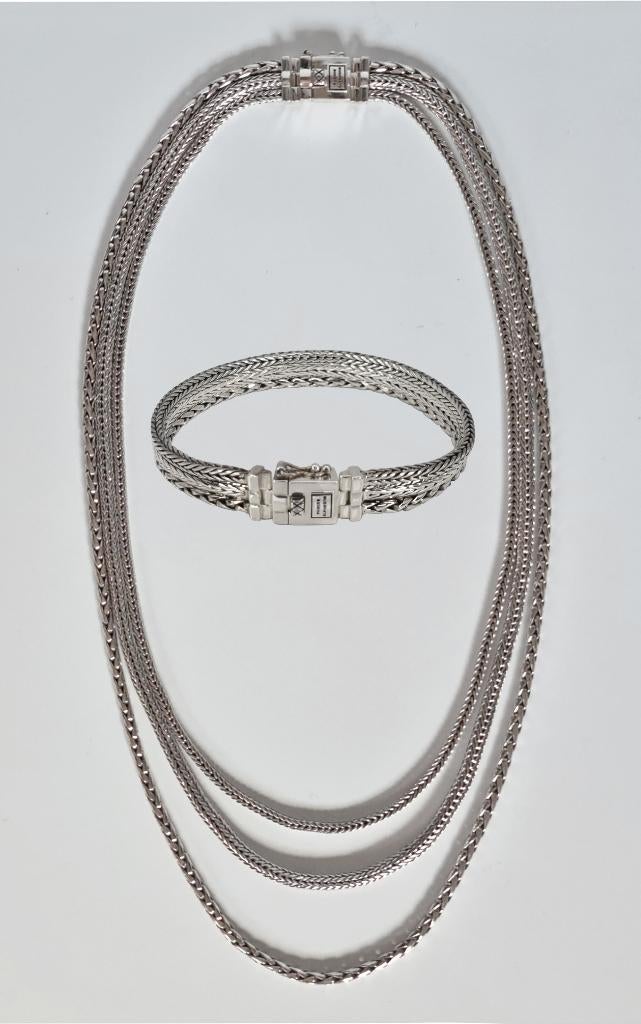 AANBIEDING: Buddha to Buddha Triple Mini ketting + armband, Sieraden, Tassen en Uiterlijk, Kettingen, Ophalen of Verzenden, Nieuw