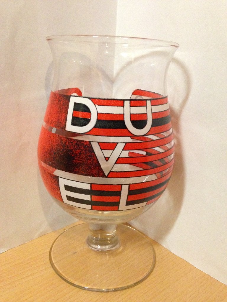 Duvel Collection Stefan Glerum bierglas 33cl 2011, Ophalen of Verzenden, Zo goed als nieuw, Glas of Glazen, Duvel
