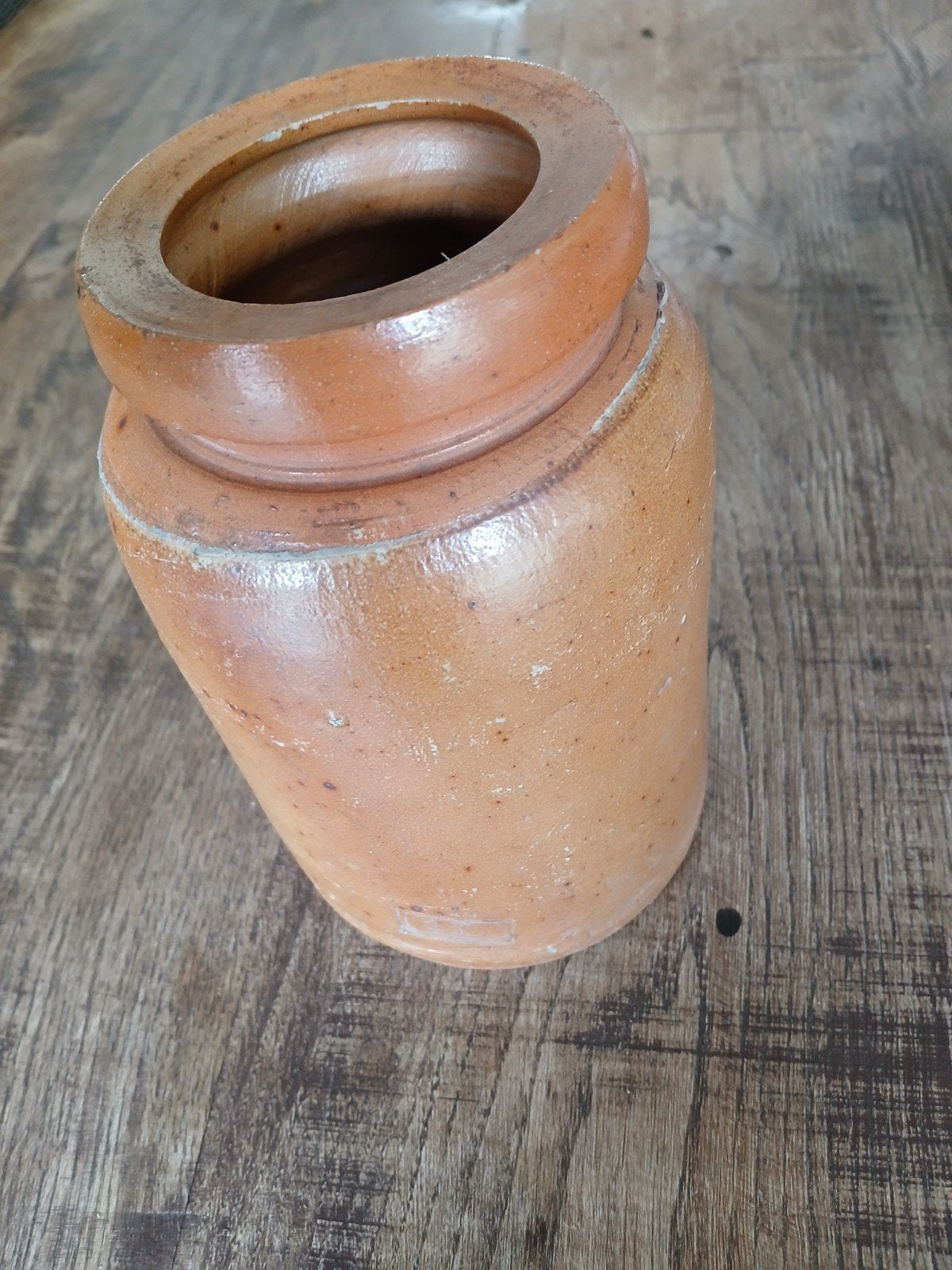 Vintage Aardewerken Pot - Bruin, Antiek en Kunst, Ophalen of Verzenden