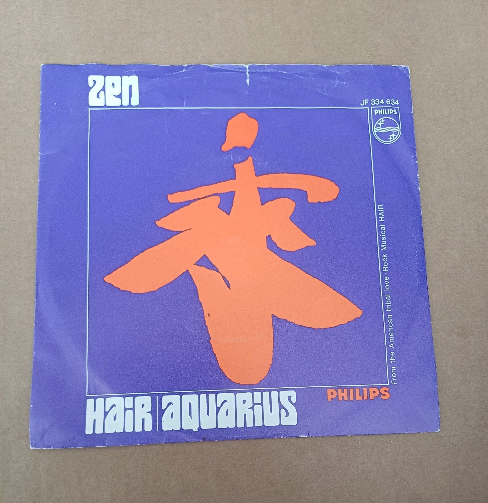 Zen - Hair / Aquirius, Beschermende buitenhoes, Ophalen of Verzenden, Gebruikt, Pop