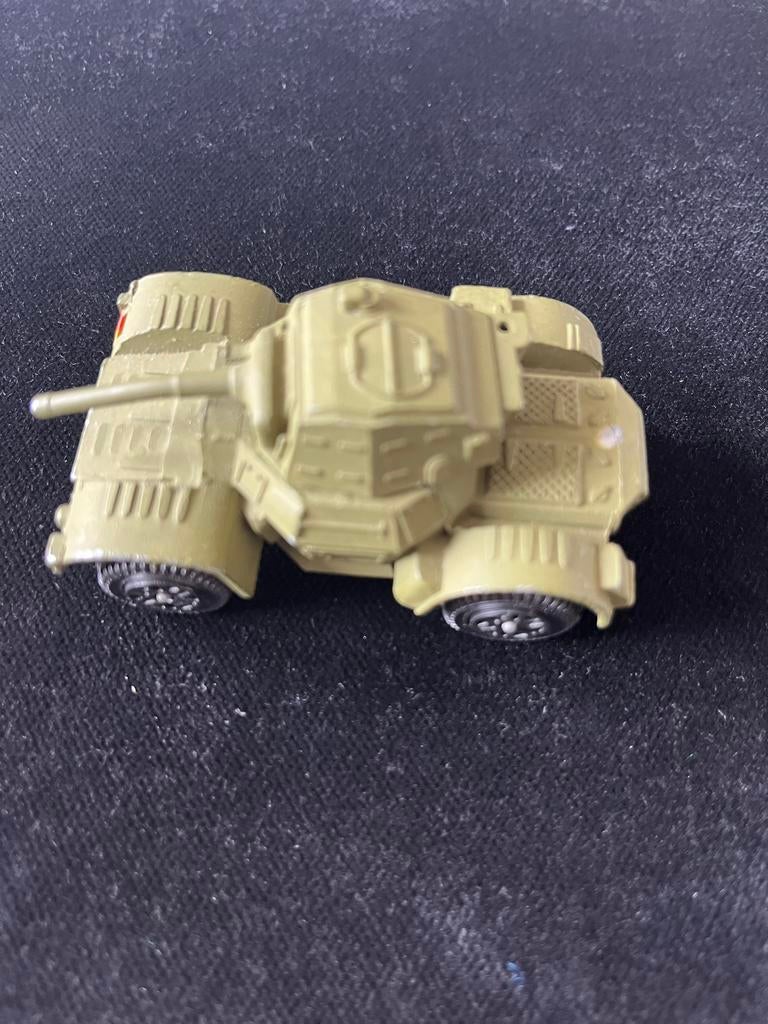 Vintage Dinky Toys 670 Daimler Pantserwagen Gegoten, Overige merken, Gebruikt, 1:50 of kleiner, Overige typen