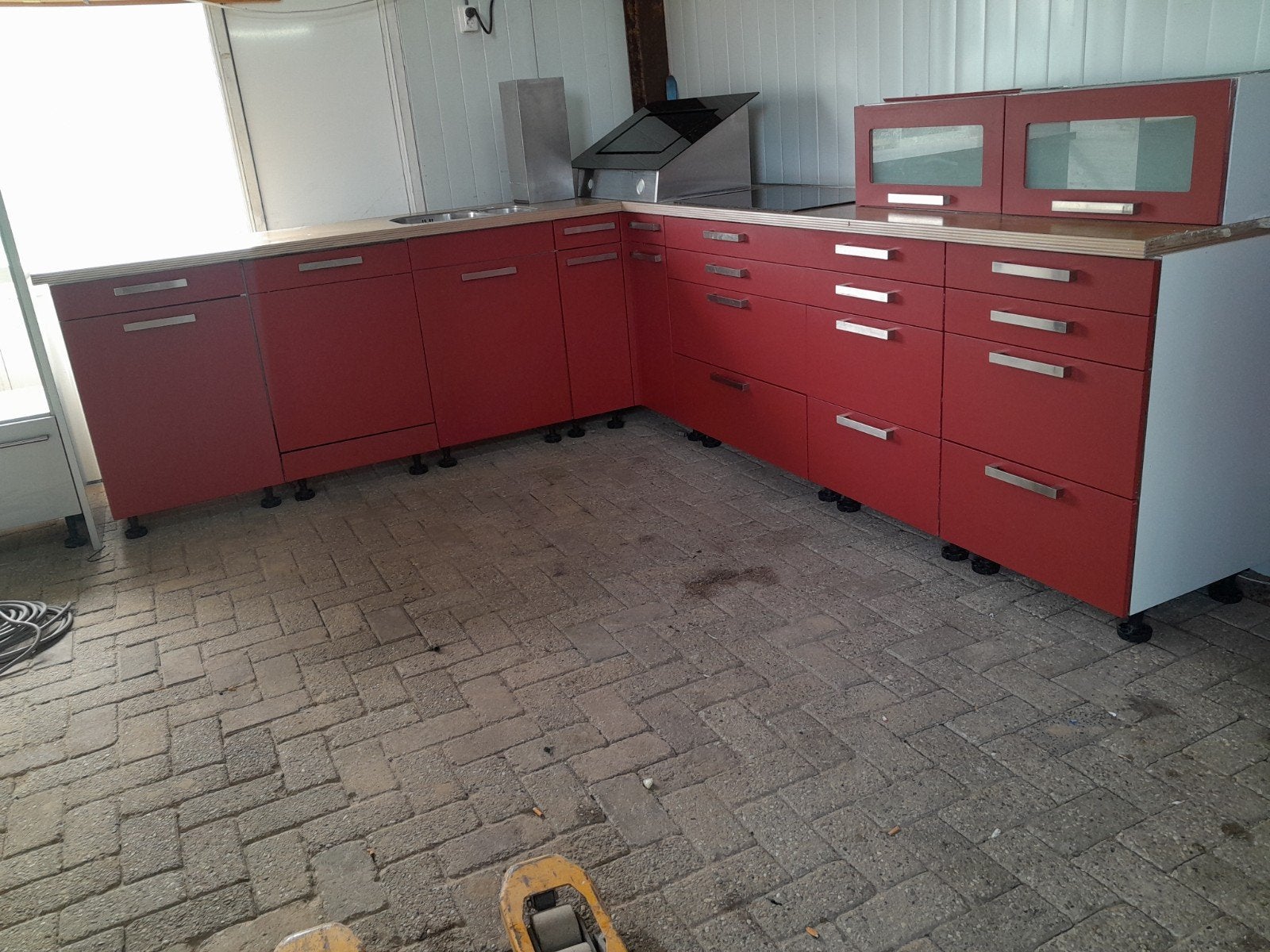 hoekkeuken gedemonteerd, Gebruikt, Hoekkeuken, Ophalen of Verzenden, Hout