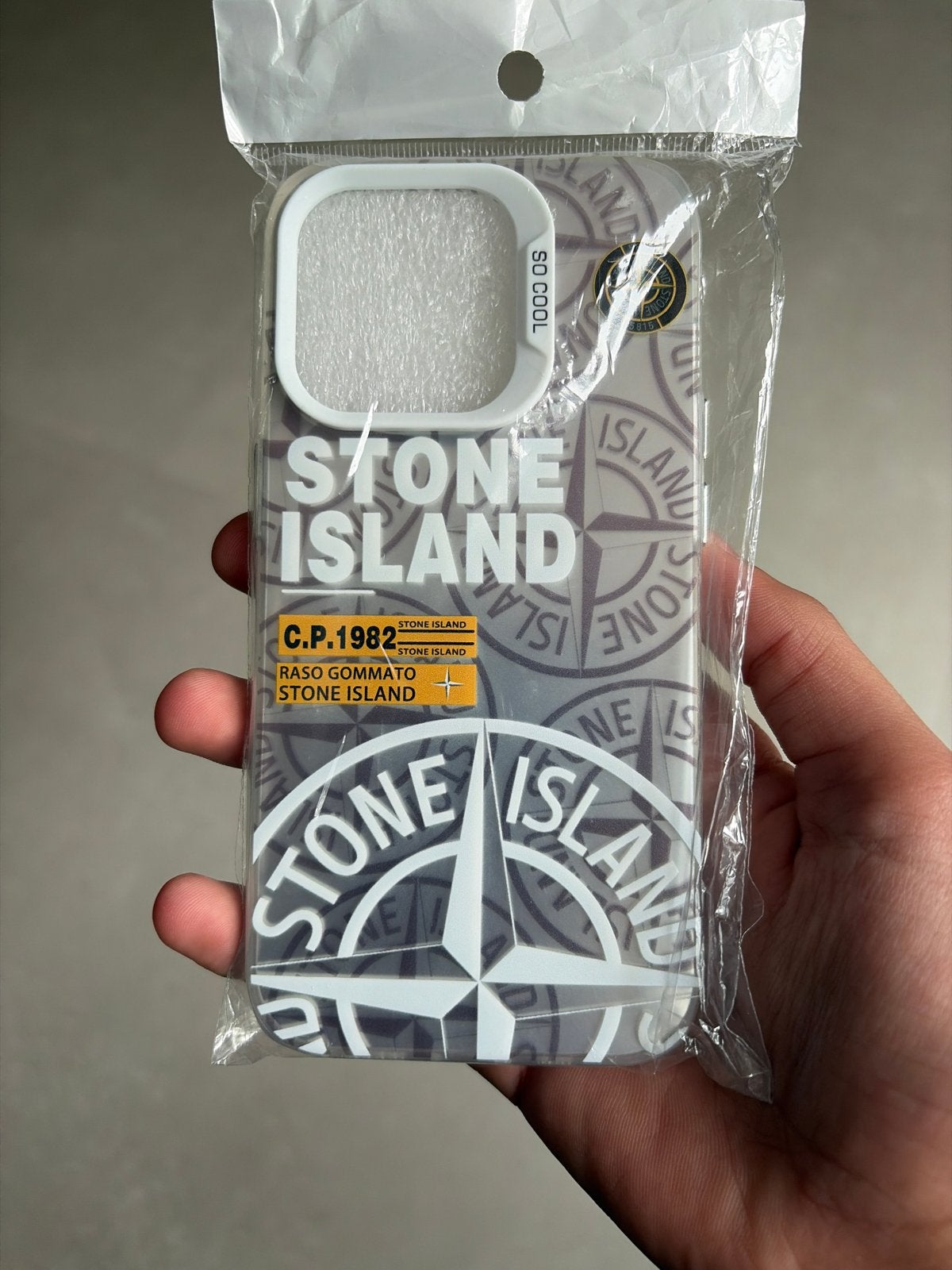 Stone Island iPhone 14 Pro Hoesje, Verzenden, IPhone 14 Pro, Nieuw, Hoesje of Tasje