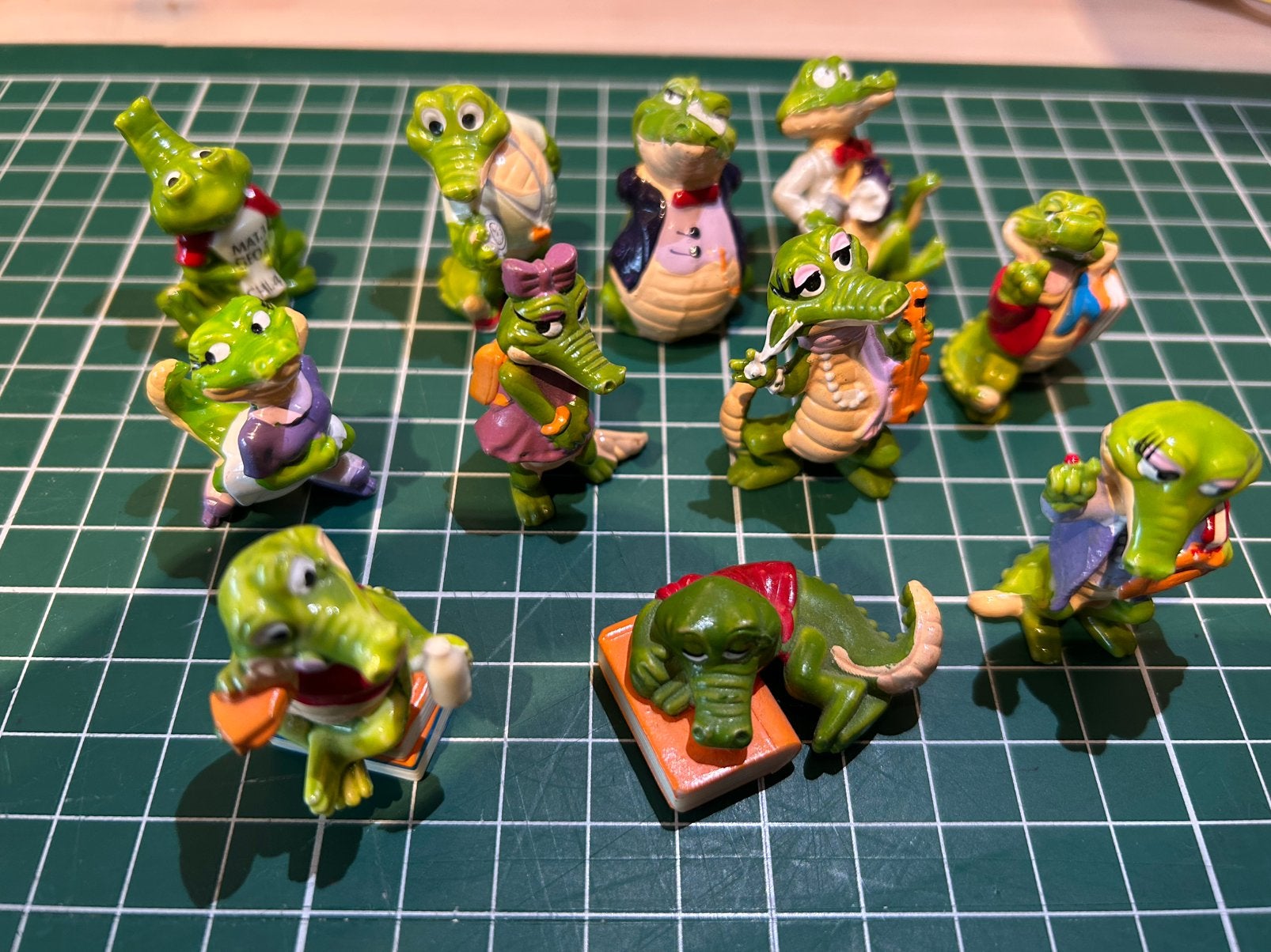 Crazy Crocos Kinder Surprise Ferrero 1991/1992., Verzamelen, Ophalen of Verzenden, Zo goed als nieuw